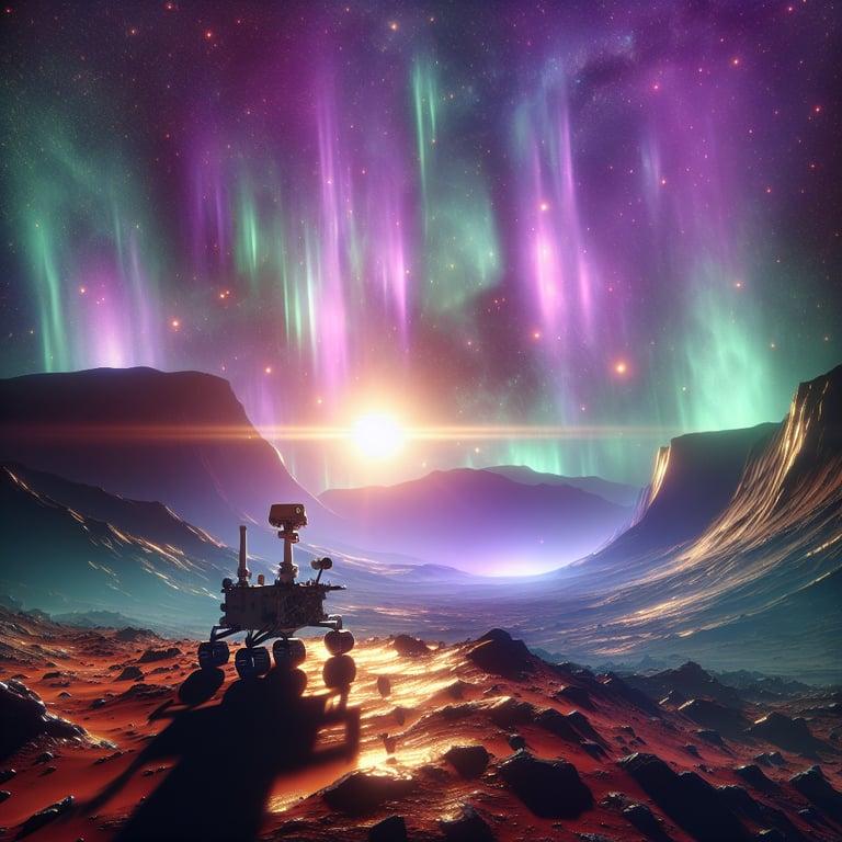 Banner for Mars Shines Bright: NASA Rover Sees Auroras in Visible Light for the First Time!