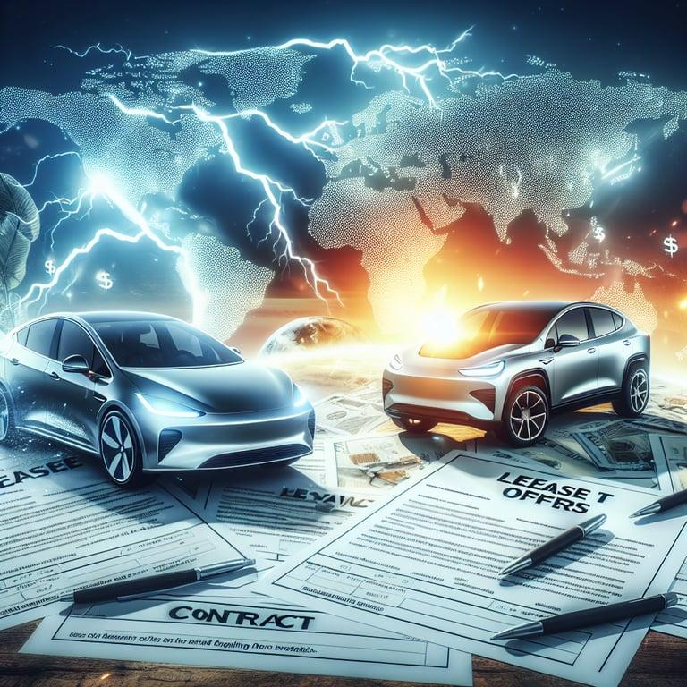 Banner for Tesla Electrifies Global Market with New Model Y and Model 3 Leasing Offers