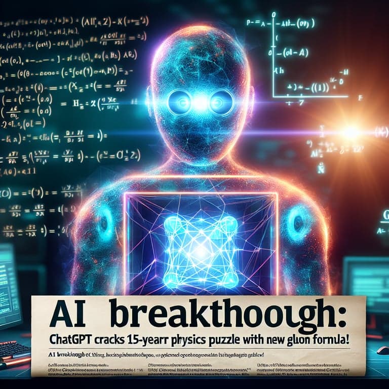 AI Breakthrough: ChatGPT Cracks 15-Year Physics Puzzle with New Gluon Formula!