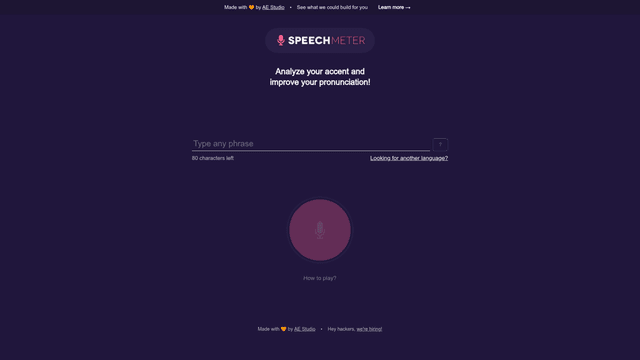 Thumbnail image for Speech Meter