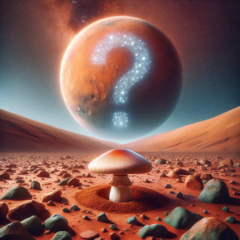 Banner for Mushroom on Mars? Curiosity or Conspiracy?