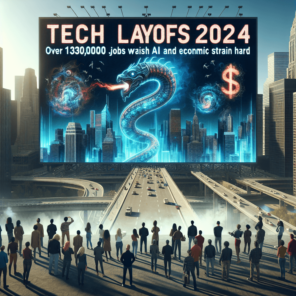 Banner for Tech Layoffs 2024: Over 130,000 Jobs Vanish as AI and Economic Strains Hit Hard
