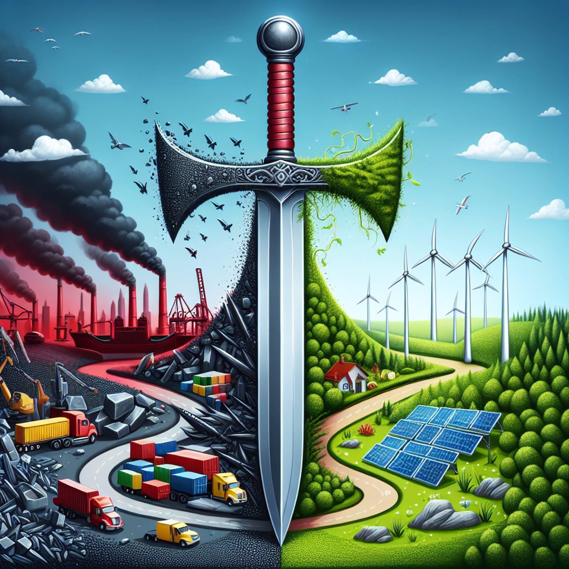 Banner for Trump's Tariff Tantrum and Renewable Rhetoric: A Double-Edged Sword