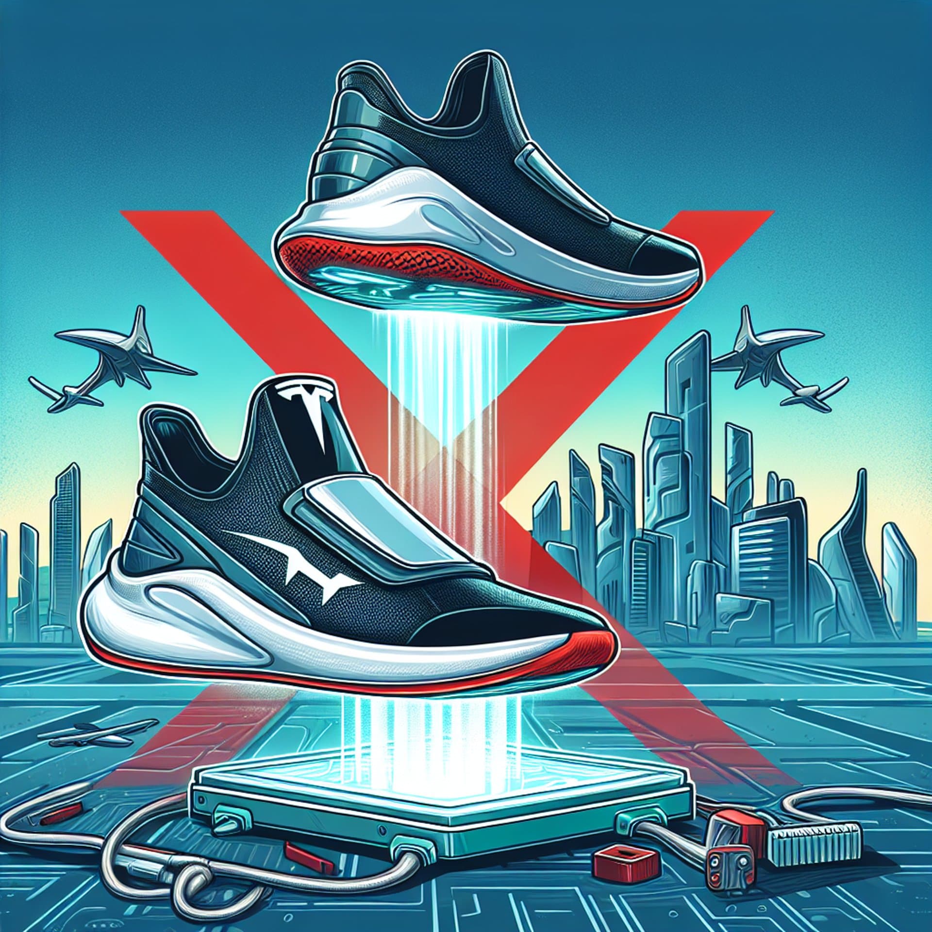 Banner for Beware the Deepfake: Tesla Glide Shoes Are Not the Future of Footwear!