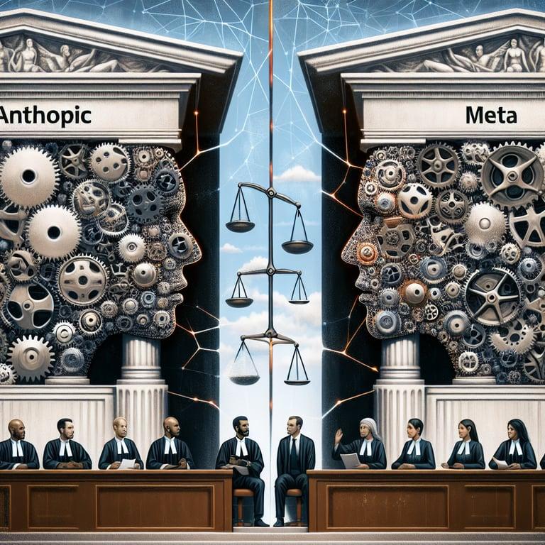 Banner for Judicial Split: US Courts Tackle Fair Use in AI Training with Anthropic and Meta Cases