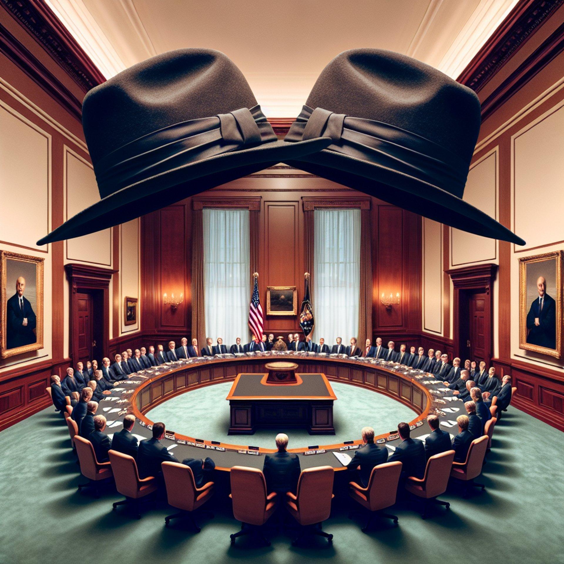 Banner for Elon Musk's 'Double Hat' Steals the Spotlight at Trump Cabinet Meeting