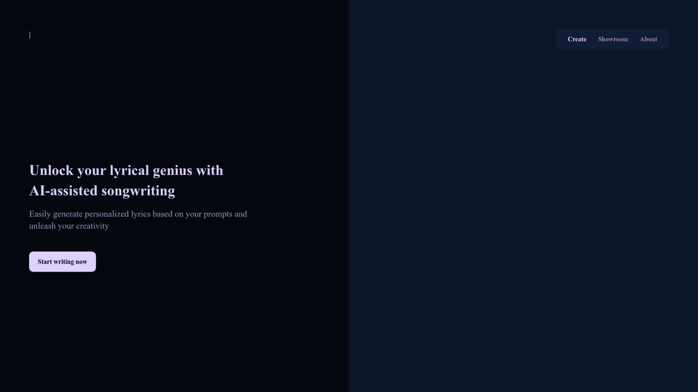 Songwraiter screenshot