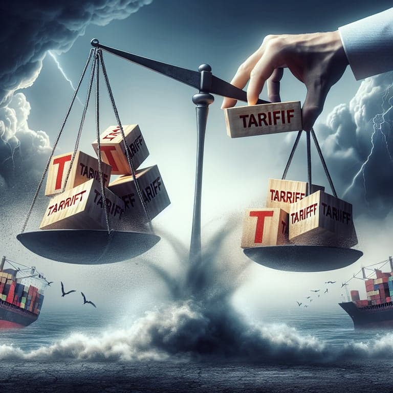 Banner for Trump Tariffs Cause Tremors: Stock Market Tumbles Amid Trade War Woes