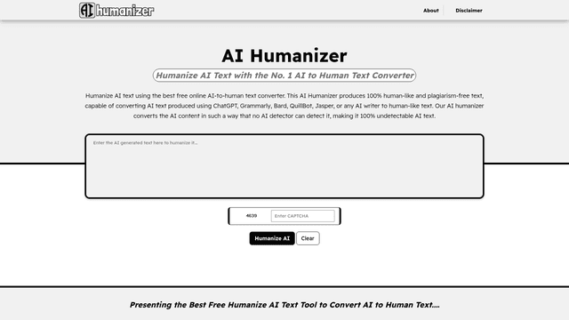 Thumbnail image for AI Humanizer