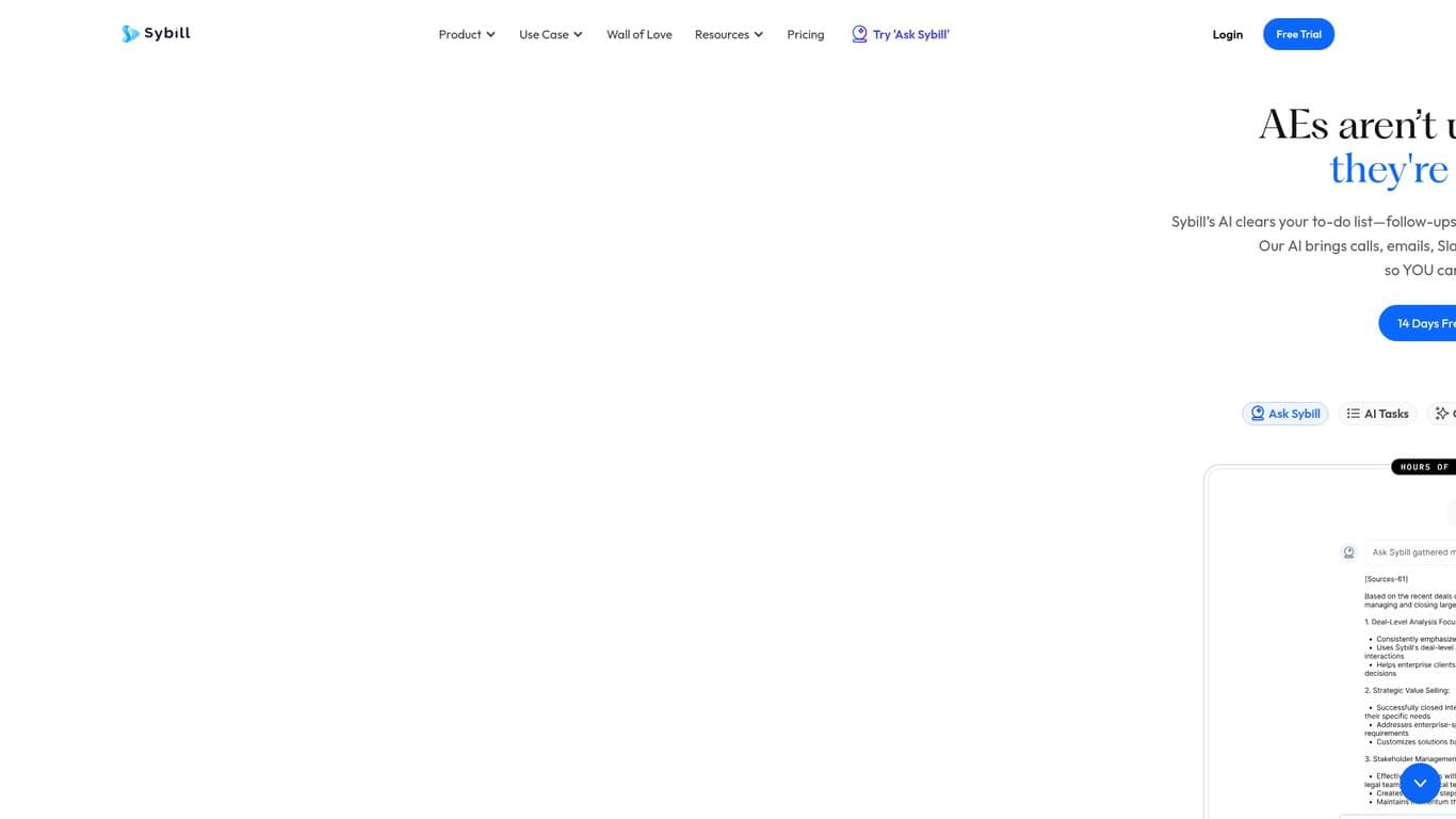 Sybill screenshot
