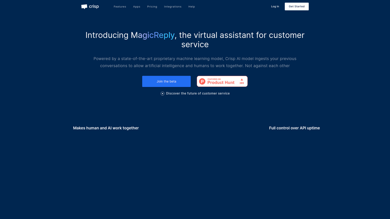 Crisp MagicReply screenshot