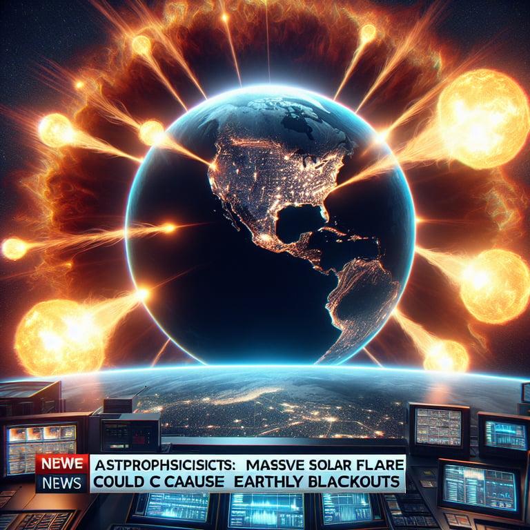 Banner for NASA Alerts the World: Massive Solar Flares Could Trigger Earthly Blackouts!