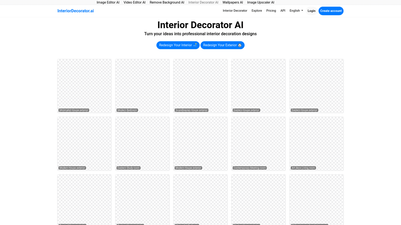 Interior Decorator AI screenshot