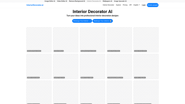 Thumbnail image for Interior Decorator AI