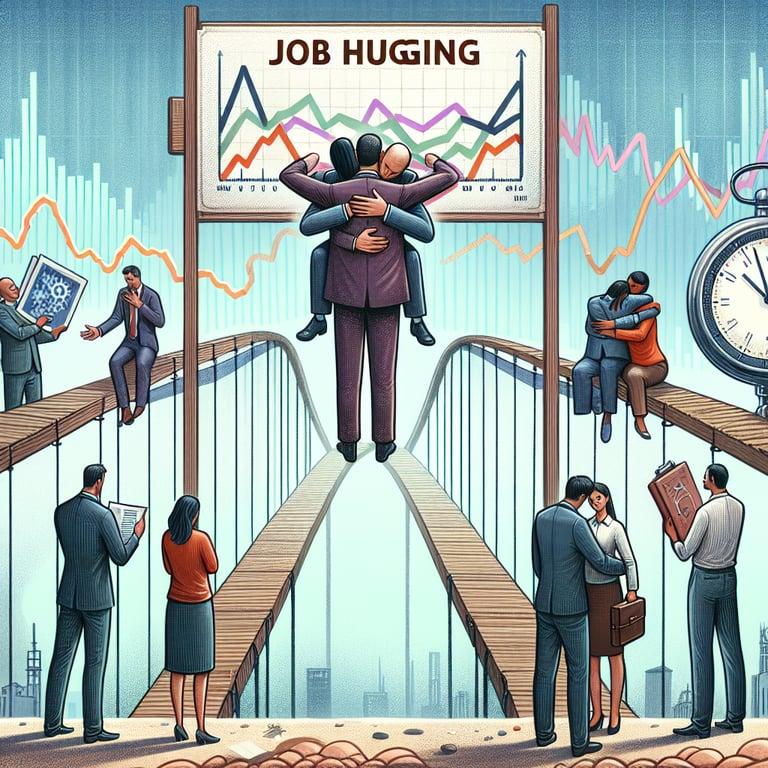 Banner for Job Hugging: The New Career Trend in Uncertain Times