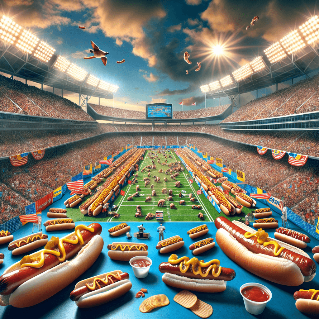 Banner for The Jaw-Dropping World of Competitive Hot Dog Eating: A Surprising Blend of Sport and Spectacle