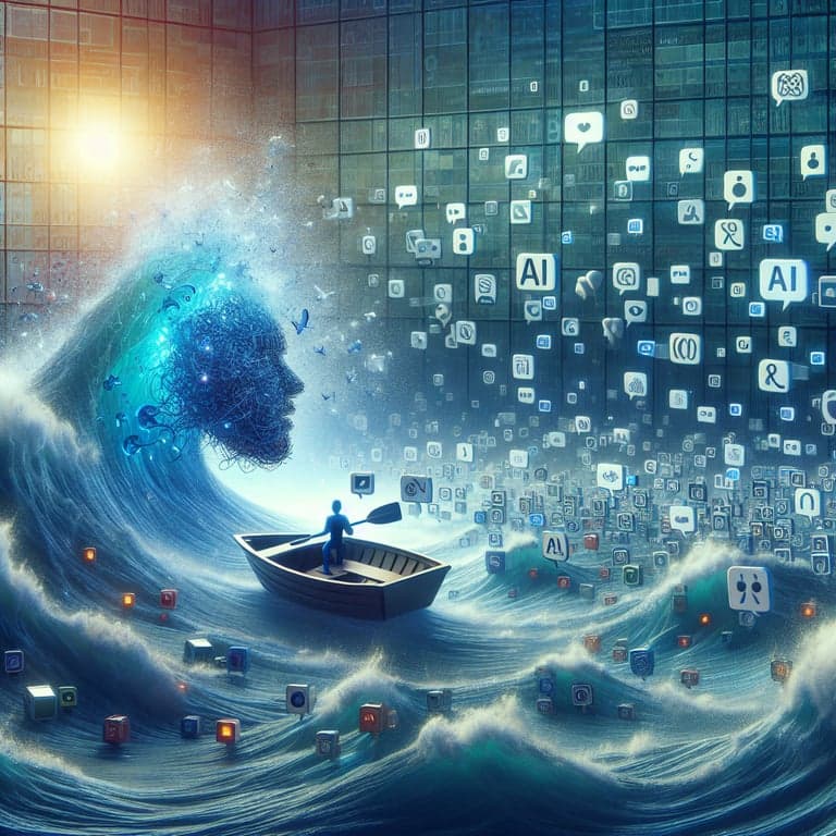Navigating the AI Content Tsunami: Finding Real Voices in a Digital Sea