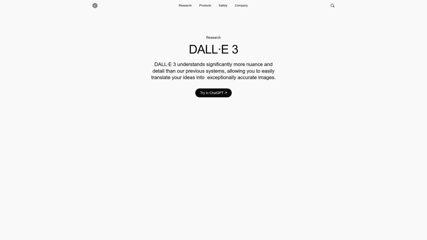 DALL-E 3 screenshot