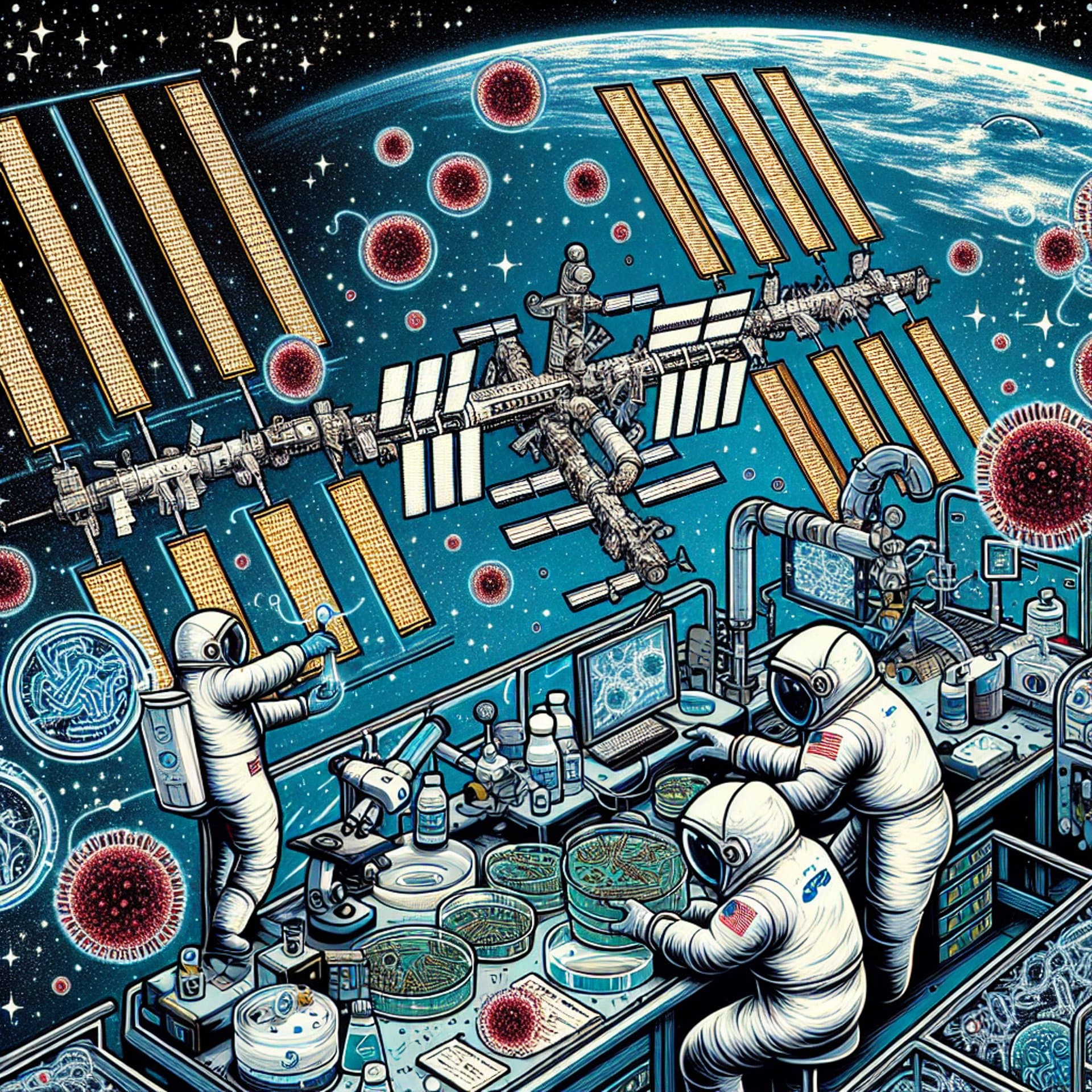 NASA Explores Antibiotic Resistance in Space: GEARS into Action Aboard ISS!