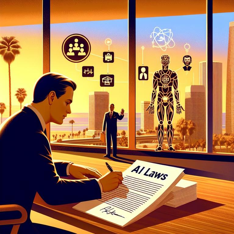Banner for California's Governor Signs Groundbreaking AI Laws Targeting Election Deepfakes and Digital Clones
