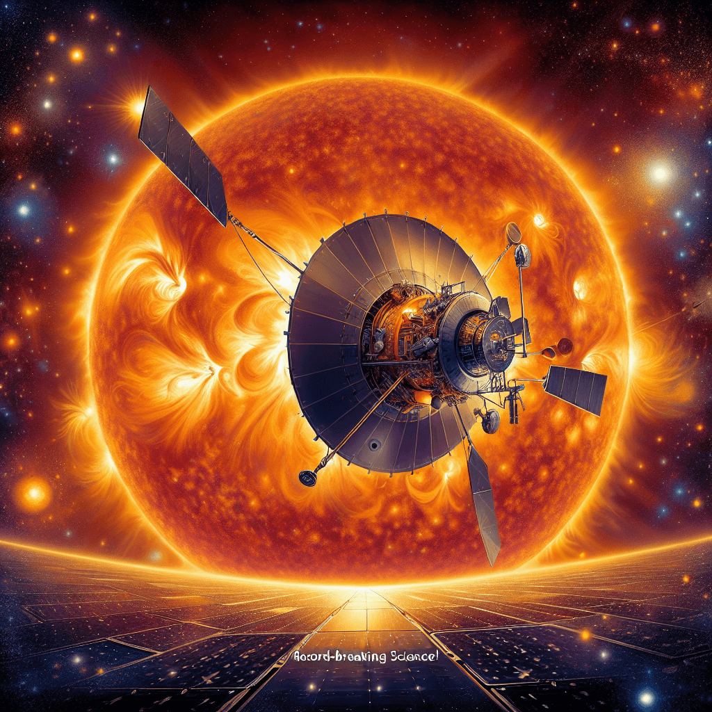 Banner for Parker Solar Probe's Daring Sun-Close Encounter: Record-Breaking Science!
