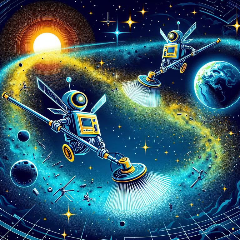 Banner for NASA's Astrobee Robots: Paving the Way for a Cleaner Orbit
