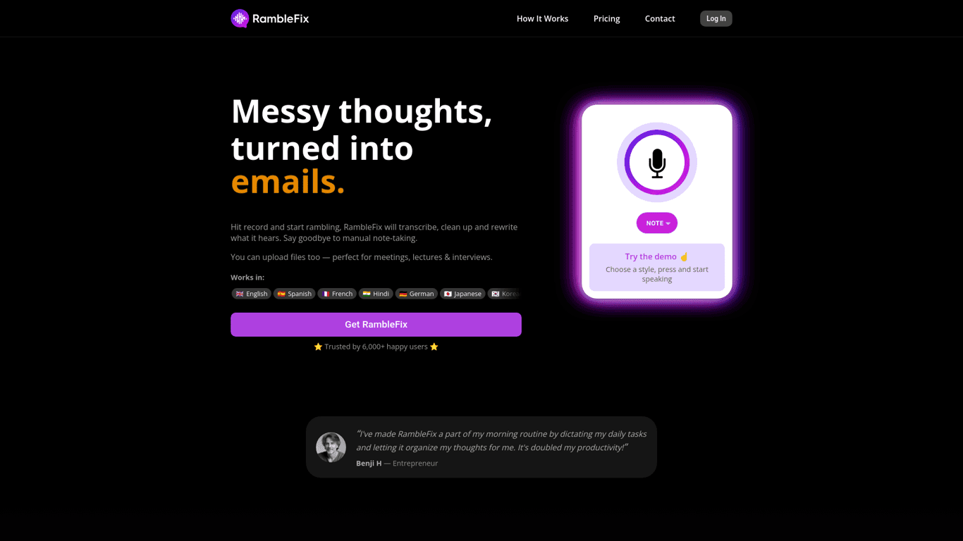 RambleFix screenshot