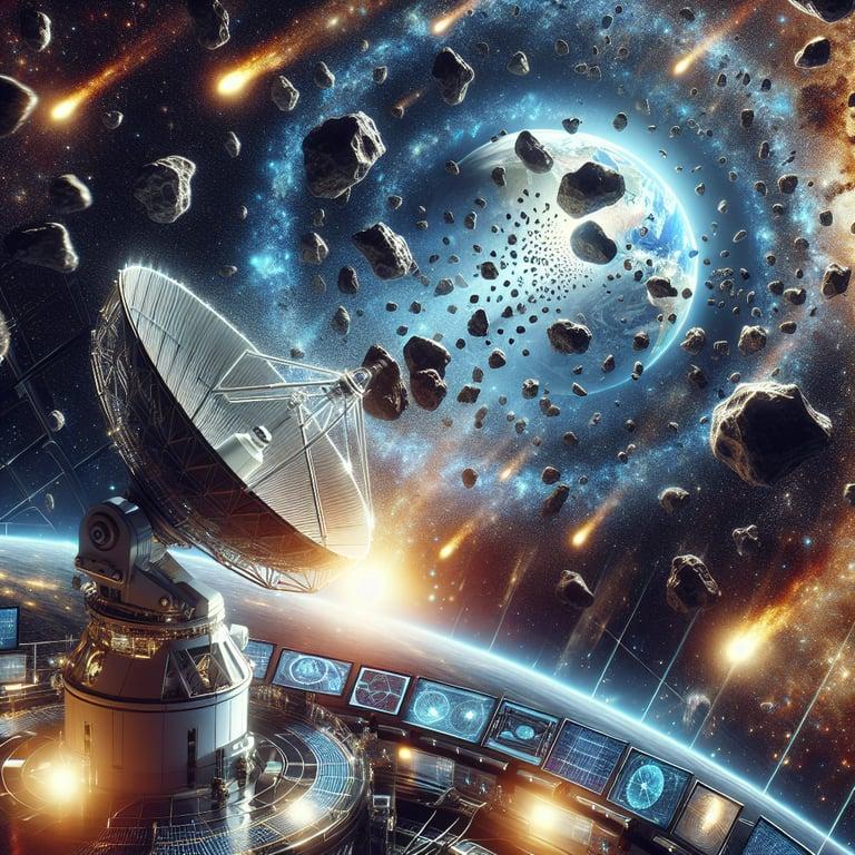 Banner for NASA's Cosmic Watch: Tracking Asteroids Near Earth!