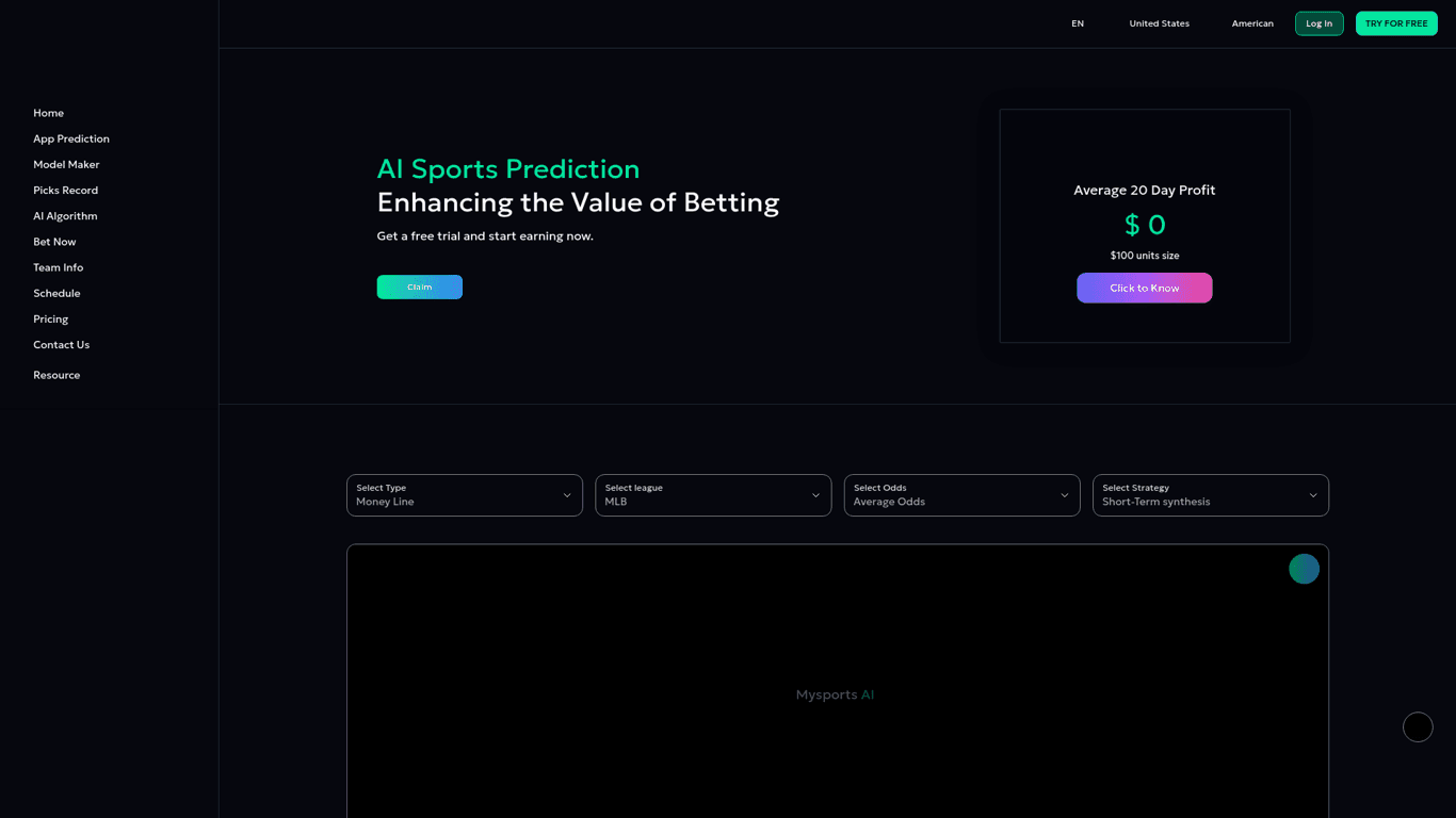 Mysports AI screenshot