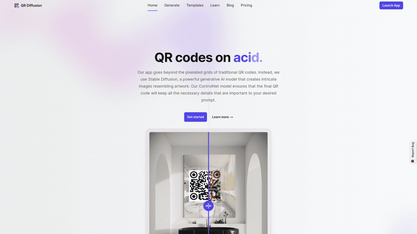 QRDiffusion screenshot