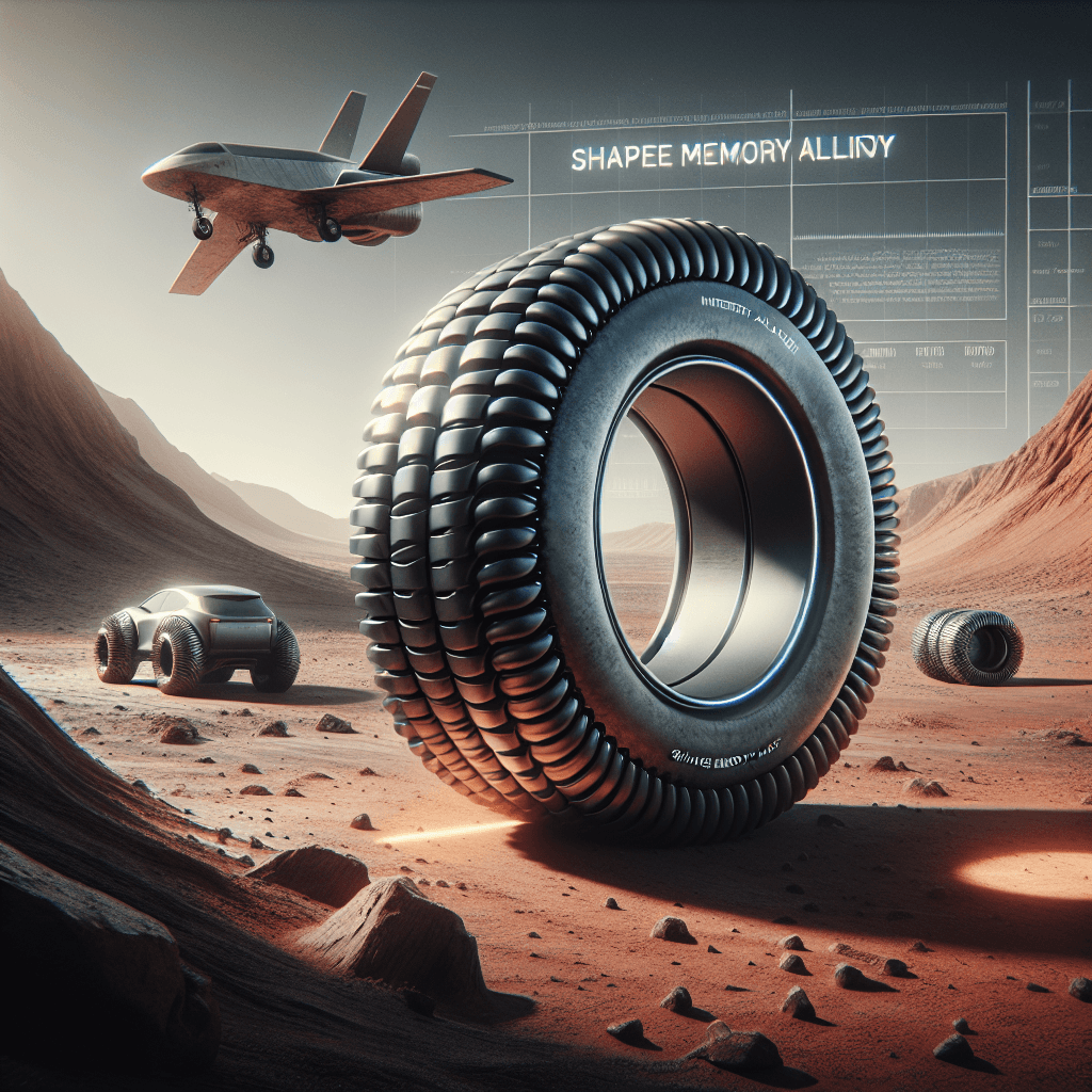 Banner for NASA and Goodyear Roll Out Revolutionary Shape Memory Alloy Tires for Mars!