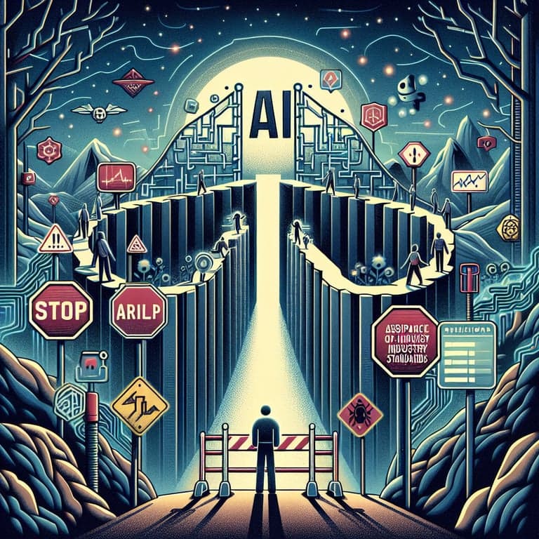 Banner for Navigating the AI Frontier: Tackling Risks, Access, and Compliance without Industry Standards