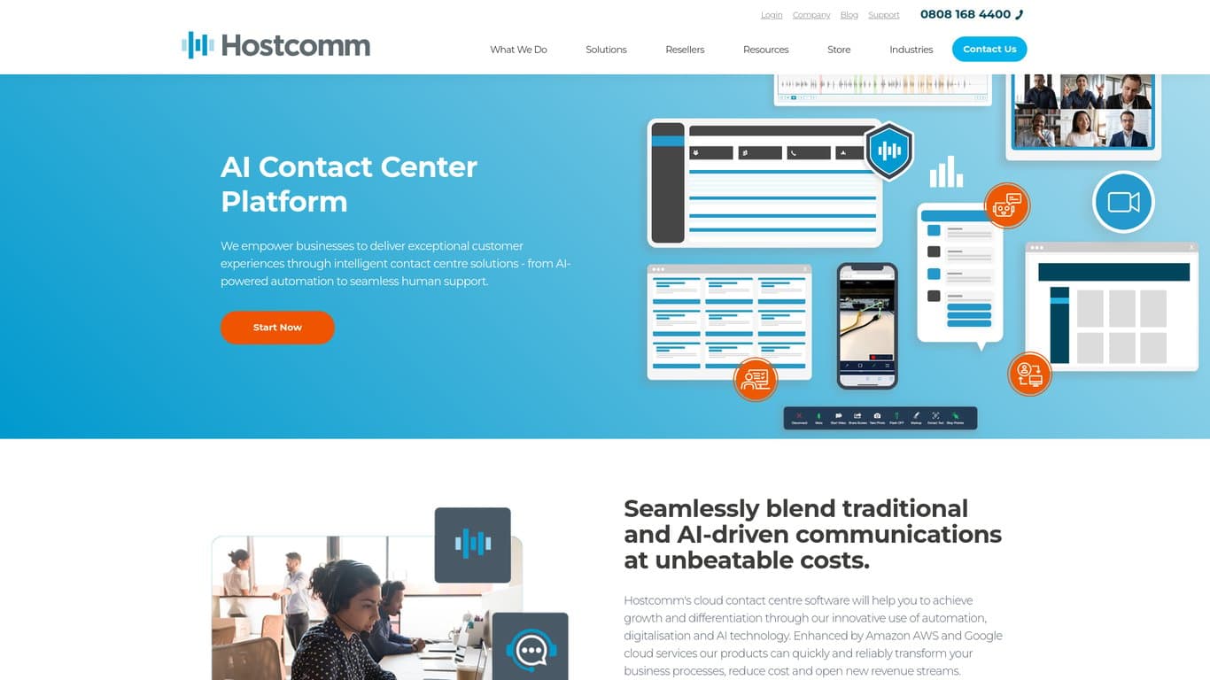 Hostcomm screenshot