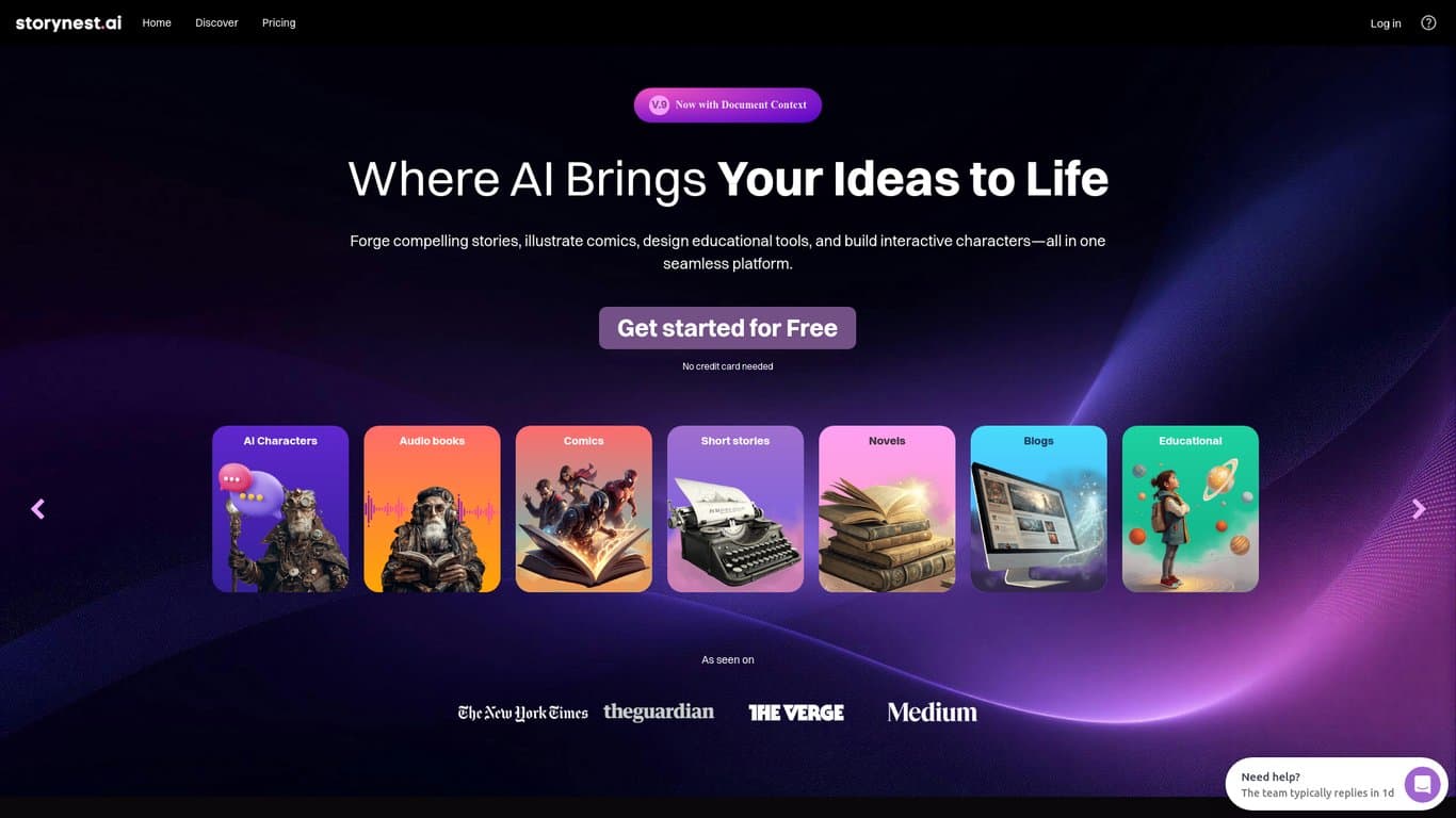 Storynest screenshot