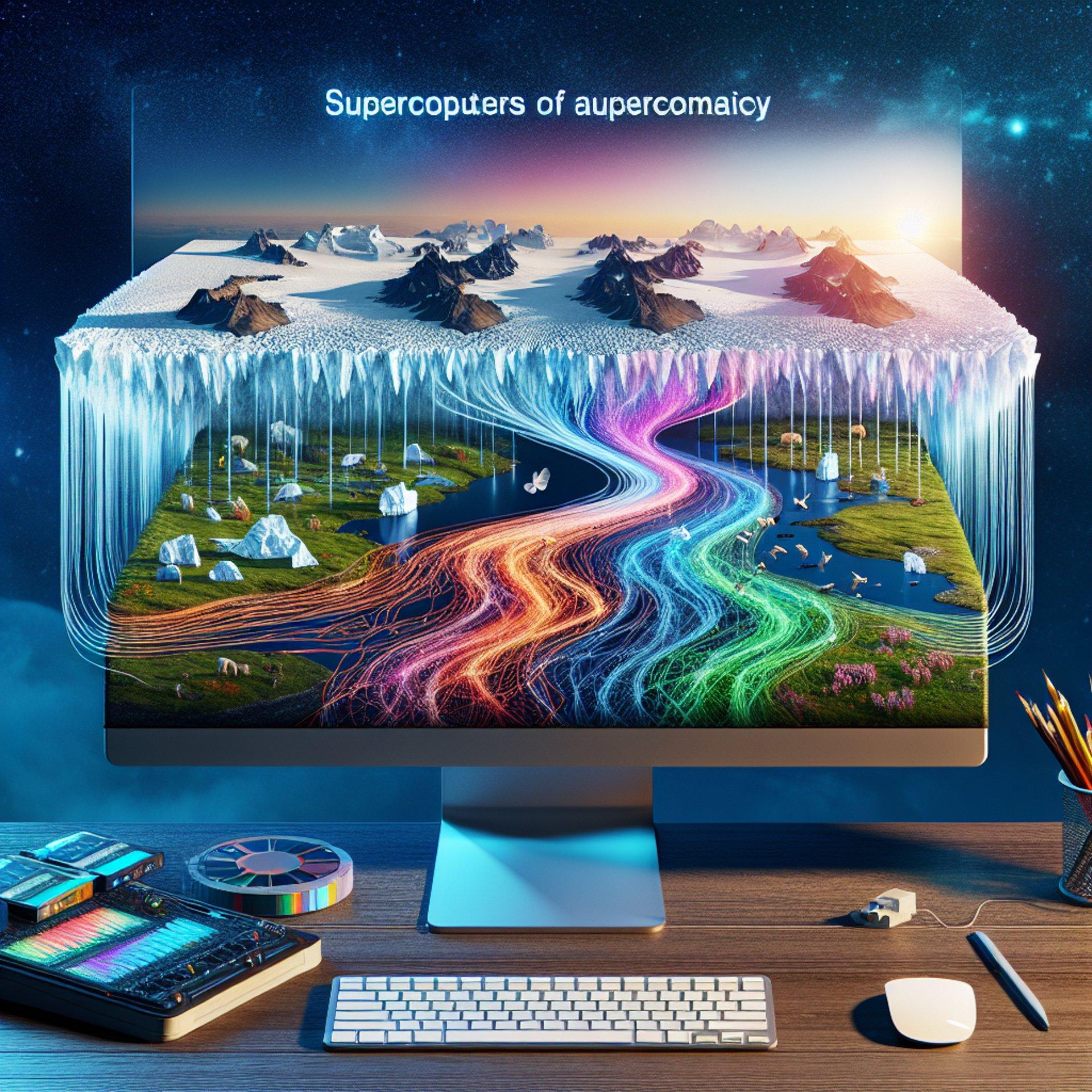 Banner for NASA Supercomputers Unravel Ecological Impact of Greenland's Melting Glaciers