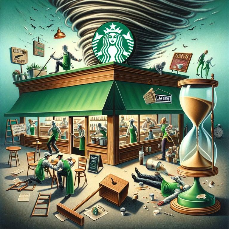 Banner for Starbucks Brews Up Corporate Layoffs in Major Restructuring Shakeup