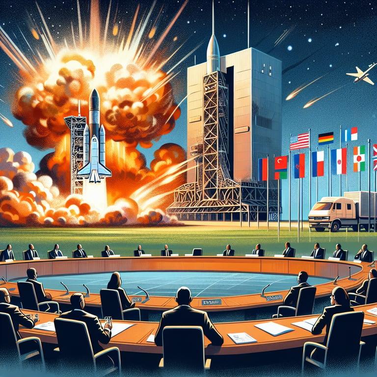 Banner for Blast-off Blunder: SpaceX Starship Explosion Sparks International Incident
