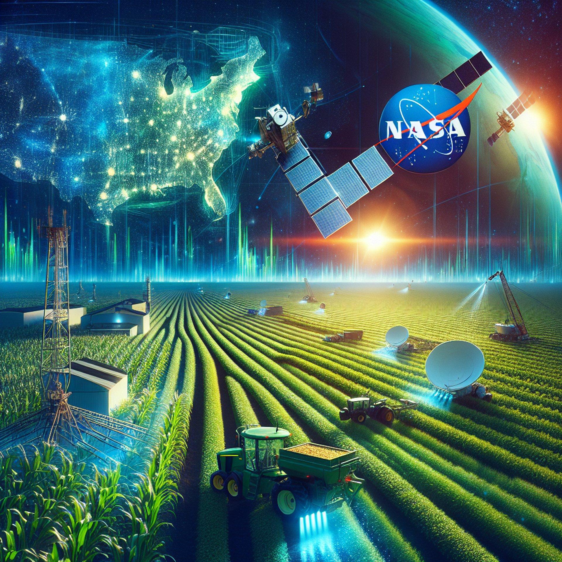 Banner for NASA Acres: Revolutionizing U.S. Agriculture Through Satellite Technology
