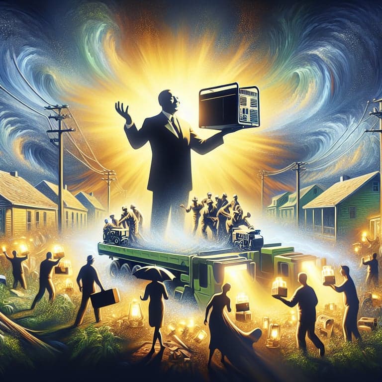 Banner for Elon Musk's Generosity Lights Up Tennessee: 500 Generators Donated