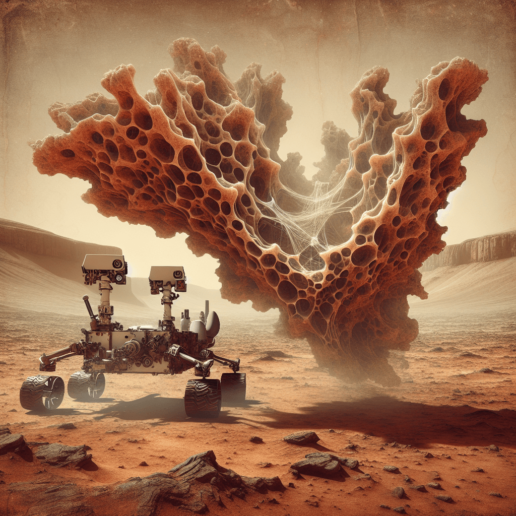 Banner for NASA's Curiosity Unveils Striking Coral-Shaped Rock on Mars!