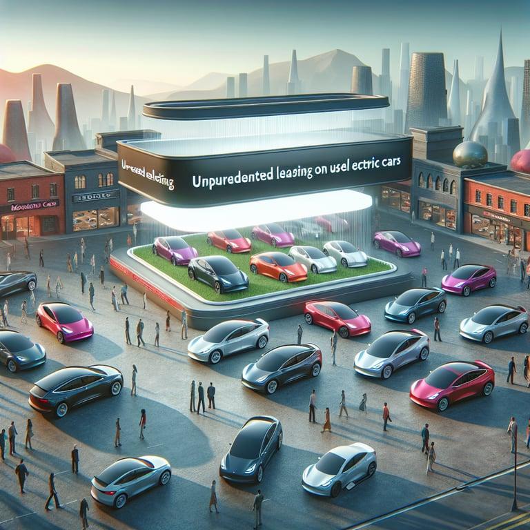 Banner for Tesla Introduces Unprecedented Leasing Offers on Used Model 3s and Ys