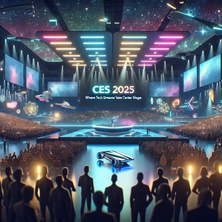 Banner for CES 2025: Where Tech Dreams Take Center Stage!