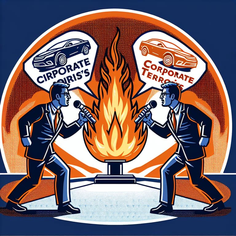 Banner for Elon Musk Sparks Heated Debate, Labels Critics as 'Corporate Terrorists' Amidst Tesla Attacks