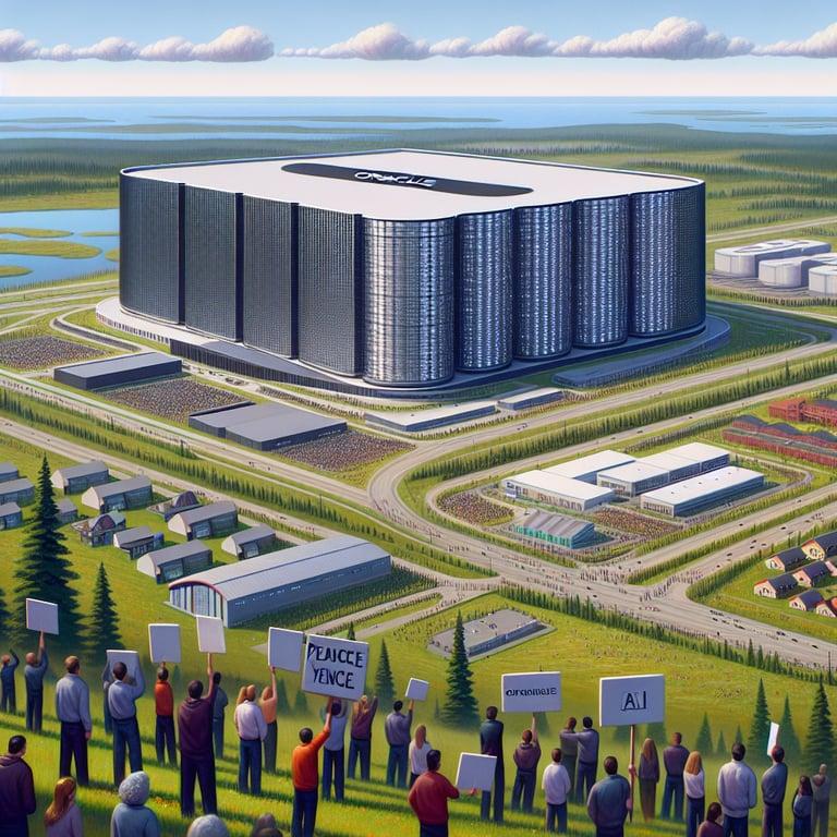 Banner for OpenAI and Oracle Unveil "Lighthouse": A $15 Billion AI Data Center in Wisconsin that Spark Protests
