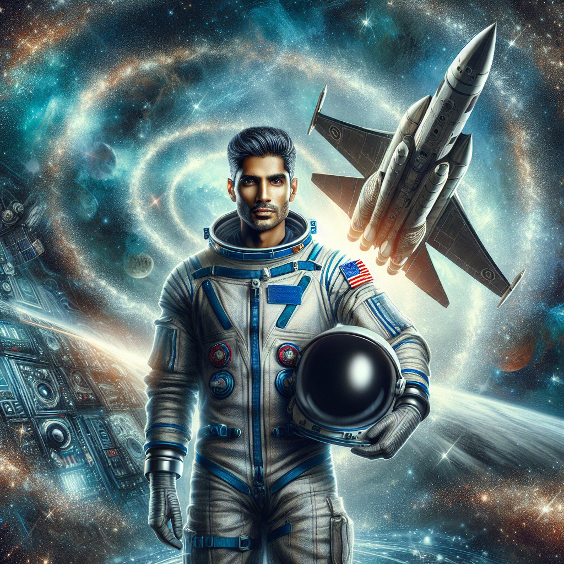 Banner for India's Stellar Return to Space: Meet Shubhanshu Shukla, the IAF Hero Ascending into the Cosmos!