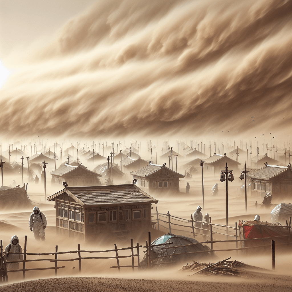 Epic Sandstorm Sweeps Through Northwest China: An Inside Look