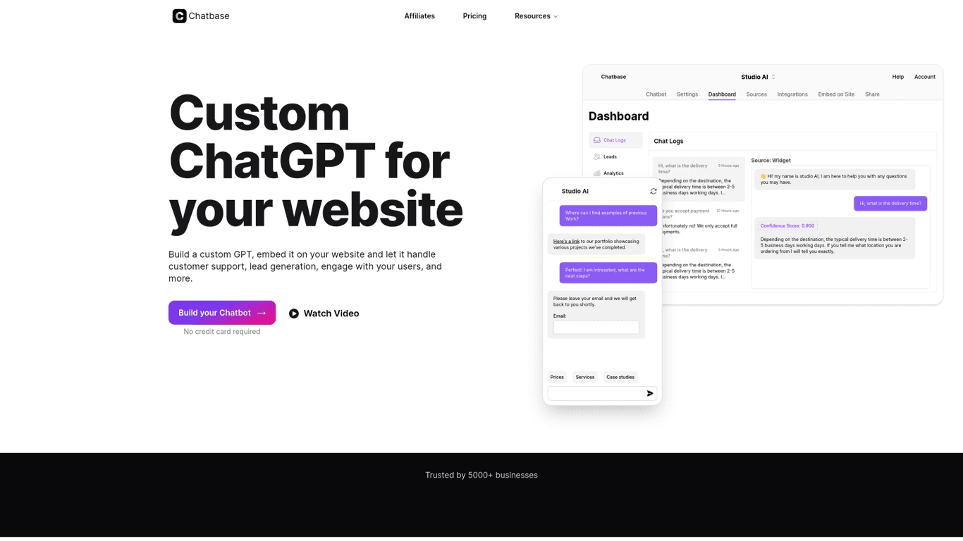 Chatbase screenshot