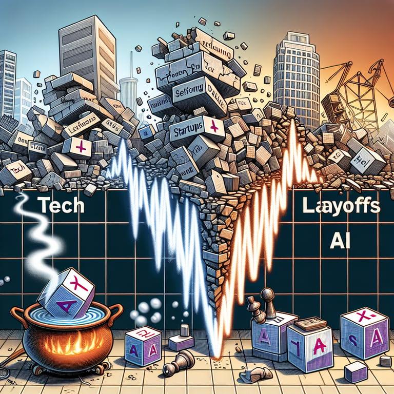 Banner for Tech Earthquake: Block Layoffs, xAI's Big Move, and Startups in Hot Water!