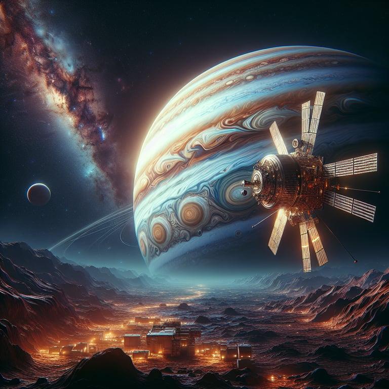 Banner for Juno's Jovian Journey: NASA's Spacecraft Bounces Back After Radiation Glitch at Jupiter!