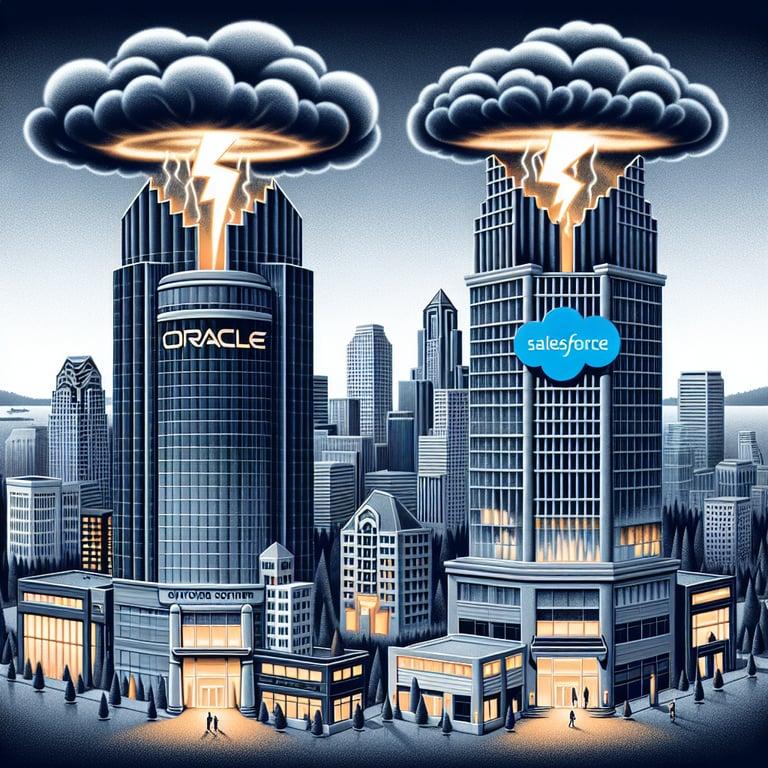 Banner for Seattle's Tech Sector Shakes as Oracle and Salesforce Slash Jobs